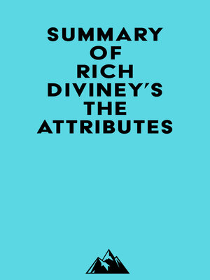 cover image of Summary of Rich Diviney's the Attributes